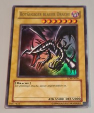 ROTÄUGIGER BLAUER DRACHE #