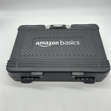 Amazon Basics - Werkzeug-Set für den Haushalt, 65 Teile, Schwarz,grau