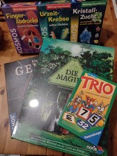 Gesellschaftsspielepaket für Kinder ab 10 Jahren, z.T. neu und OVP