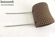 Mercedes W124 W201 Kopfstütze vorne Stoff Karo braun brasil Sportline