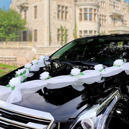 Hochzeit autodeko brautauto - autodeko,