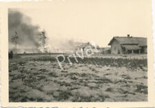 Foto WK II Wehrmacht brennende