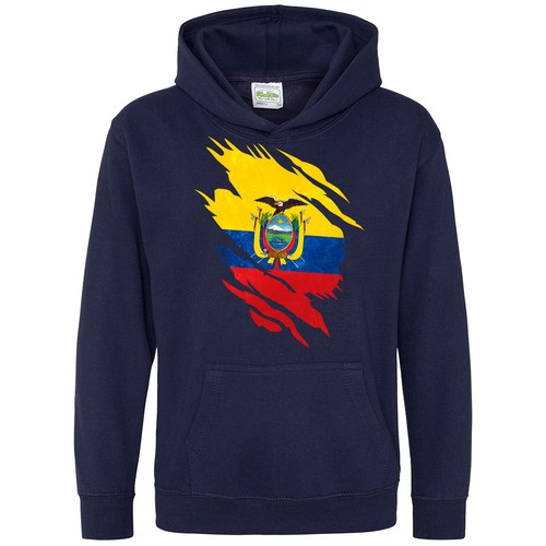 Hoodie mit gerissenem effekt - mit,