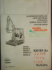 602-13 Kubota 161-3 Alpha  Ersatzteilliste parts list Ersatzteilbuch