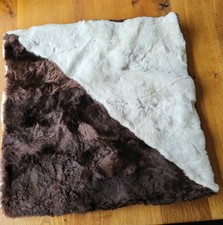 Sitzkissen/Kissenhüllen/Stuhlkissen,Lammfell, 45cm×45cm,s/w,unbenutzt