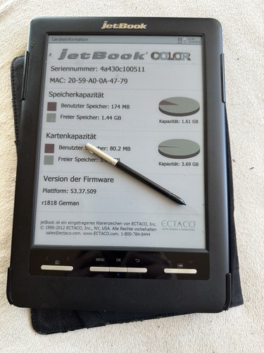 Ectaco jet book color - jet,
