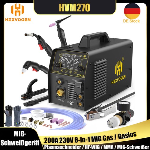 Hzxvogen 250a 6in1 - mig, hf