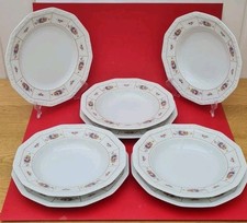 8Stck. Neuwertige 4x Speiseteller + 4x Suppenteller Rosenthal Maria Poesie