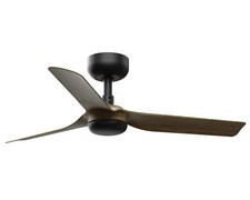 Schlafzimmer Deckenventilator Leise Fernbedienung 90cm Mini Punt Schwarz Walnuss