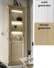 Massivholz Vitrine 65x217x47cm