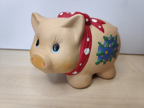 Vintage keramik sparschwein - vintage,