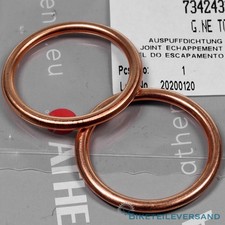 2X Krümmerdichtung Auspuffdichtung f. Kawasaki EL 250 D E F Eliminator GPZ 305 B