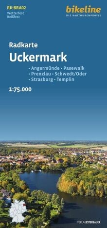 Radkarte uckermark - radkarte, (rk-bra02)