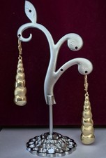 Ohrhänger  585er Gold  14 kt Gelbgold  Ohrringe  - 4,5 cm lang