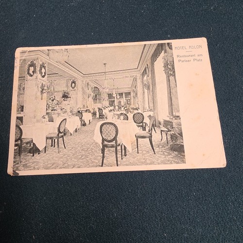 Alte ansichtskarte hotel adlon - ansichtskarte,