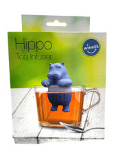 Nilpferd Teesieb - Hippo Tee - Ei aus Silikon