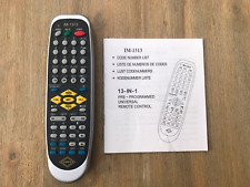 IMEX UNIVERSAL Fernbedienung IM - 1313 +  Bedienungsanleitung gereinigt