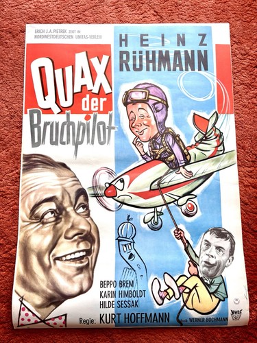 Quax der bruchpilot kinoplakat - quax,