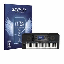 6x Folie für Yamaha PSR-SX920 Schutzfolie Displayschutz Display Schutz Klar