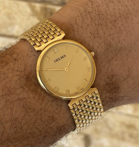 Nos delma swiss gold tone - delma,