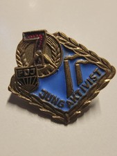 Ddr fdj abzeichen jungaktivist - ddr,