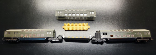Dreiteiliger doppelstockzuges - dreiteiliger,
