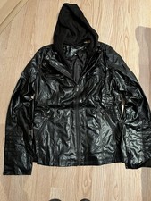 Jacke Lederimitat Gr.XL Schwarz