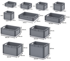 Schwerlast GRAU Euro Stapel