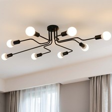 Retro Deckenleuchte 8 Köpfe