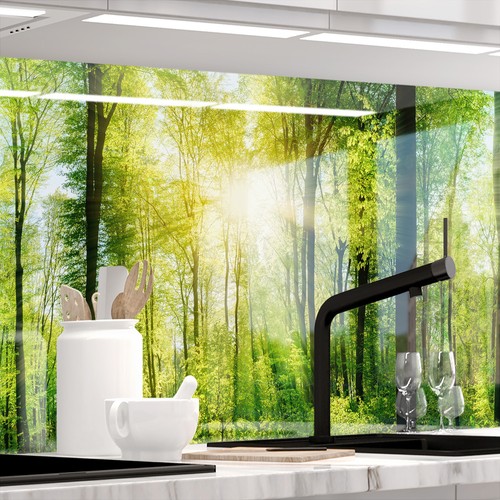 Küchenrückwand wald - küchenrückwand,