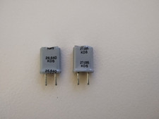 1 Paar Quarze 27.095MHz / 26.640MHz für RC Fernsteuerungen + CB-Funk (Kanal 11a)