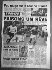 L'EQUIPE 08/07/1982 ESPAÑOLA MONDIAL 82' UNVERGESSLICH FRANKREICH - DEUTSCHLAND SEVILLA