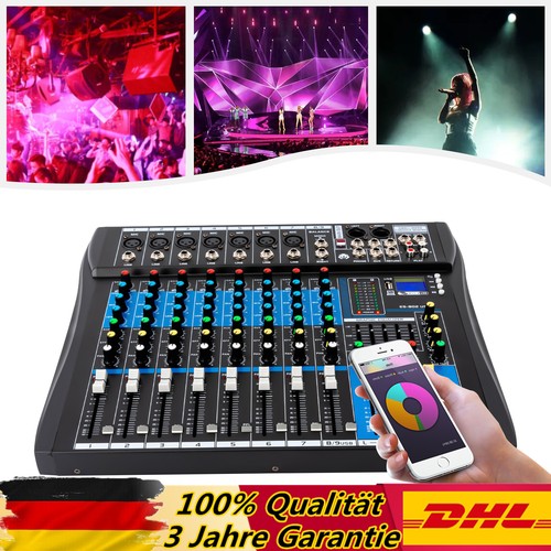 Kanal audio mixer aufnahme - 8,