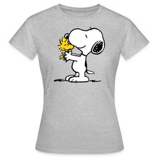 Peanuts Snoopy Und Woodstock Damen T-Shirt Charly Brown Frauen Geschenk S-XXL