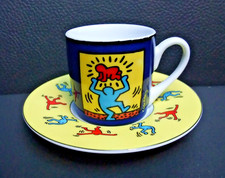 Könitz / Mocca / Espresso Tasse Motiv: Keith Haring