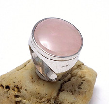 imposanter Rosenquarz Ring