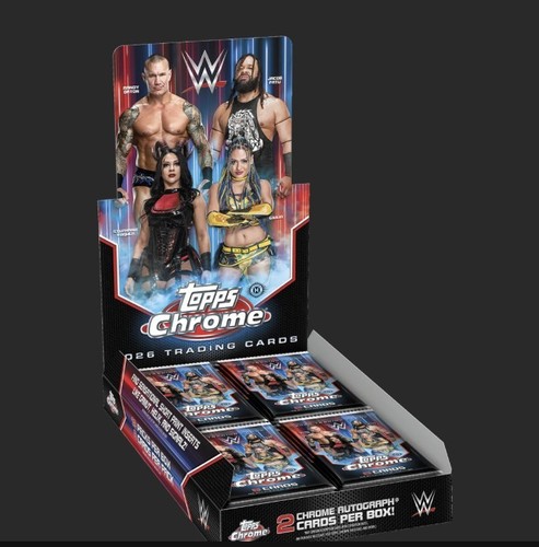 Topps chrome wwe - chrome,