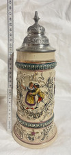 Antiker Bierkrug,  Keramik mit