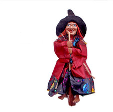 Hängende Fliegende Hexe Auf Besen Geist Ornament Halloween Party Dekor Geschenk