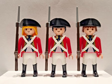 Playmobil® 9886 3er Set Gardisten Rotrock Soldat Engländer Figur Garde S2R6B4