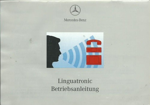 Mercedes linguatronic 1999 - mercedes,
