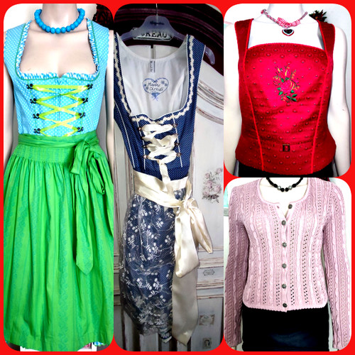 4tlg trachten dirndl - 4tlg.,