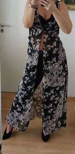 Zara kleid mantel kimono weste - kleid,