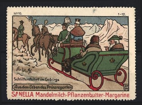 Reklamemarke sanella - reklamemarke,