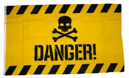 Fahne flagge danger - fahne,