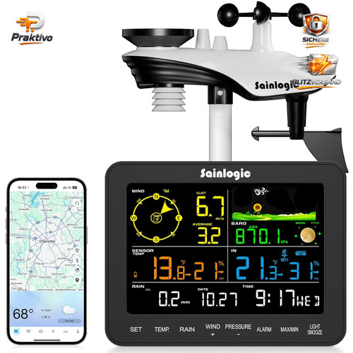 Wetterstation wlan smart mit - wetterstation,