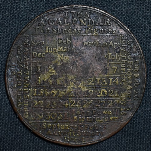 1765 messing kalender - 1765,