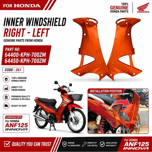 Fit honda anf 125i - fit, innova