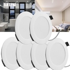 6x12W LED Spot Einbaustrahler