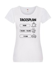 Tagesplan Pilzsammler | Pilze | Wald v2 Damen Shirt Weiß